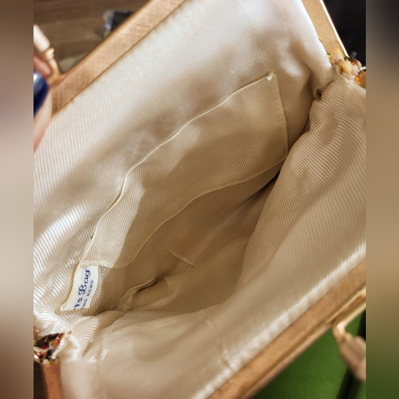 Vintage Fine Arts Beaded Tapestry Frame Handbag – Made in Hong Kong - Picture 7 of 8